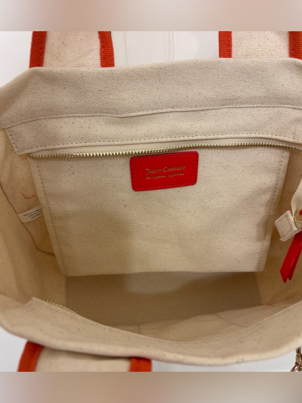 Juicy Couture medium canvas tote - NWT - Picture 8 of 10
